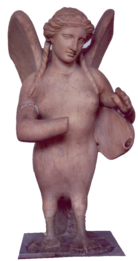 [Figure 1
&mdash; Siren statue from the National Museum in Athens]